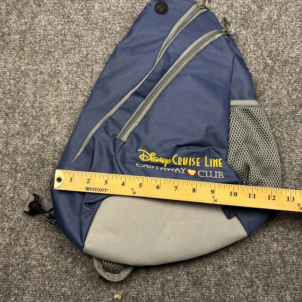 Disney Cruise Line Castaway Club Sling Backpack Navy Blue Crossbody Bag